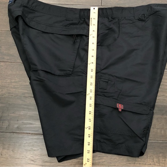 Hook And Tackle Outfitters Shorts Mens 52 Waist Black All Water Series Quick Dry - Picture 16 of 16